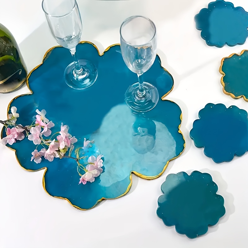 Flower Preservation Resin - قالب سيليكون لـ 5 قطع: قاعدة