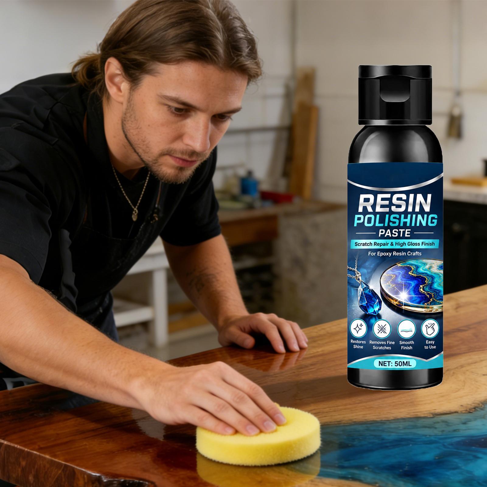 Resin Craft Workshop - معجون تلميع وصقل الراتنج 50 مل،