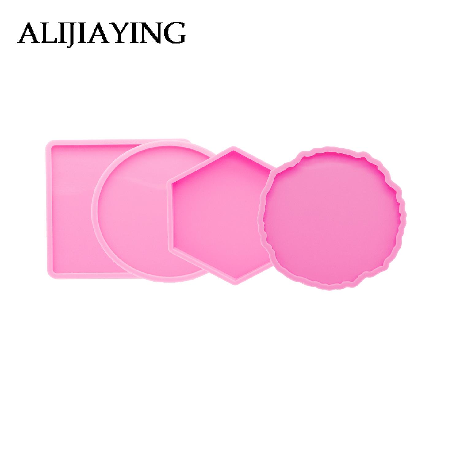 Geode Mold Silicone - DY0278 سلس سطح الجيود الوقايات سيليكون