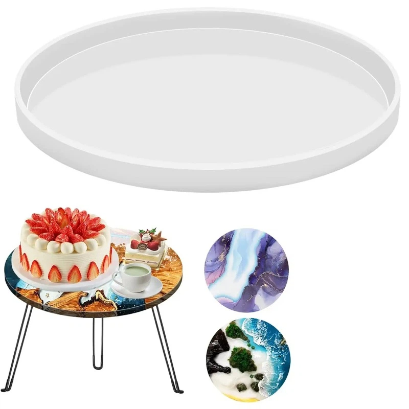 Coaster Mold Round - قوالب راتنج الإيبوكسي المستديرة للطاولات، قالب