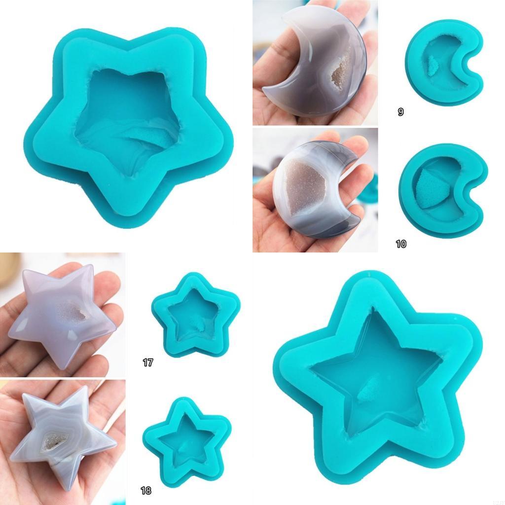 Geode Mold Silicone - قوالب سيليكون الأحجار الكريمة قالب كتلة