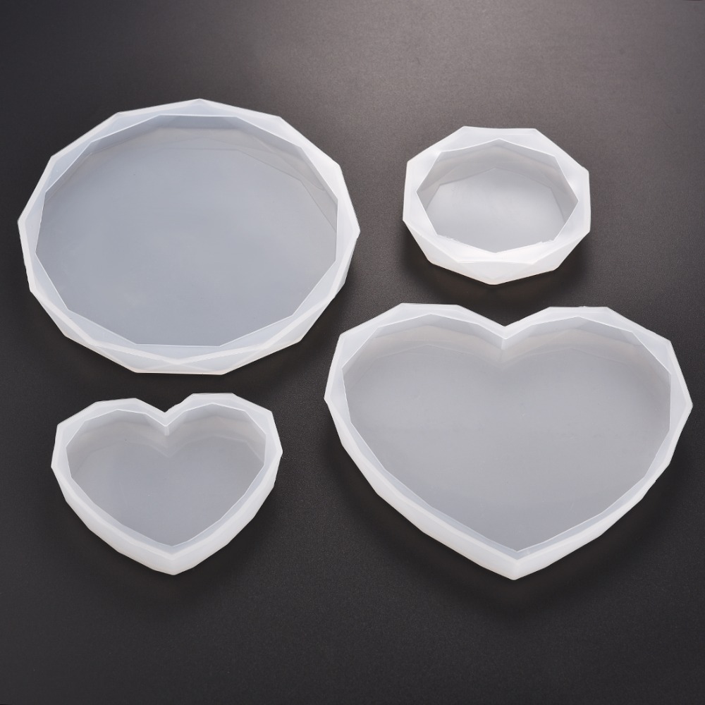 Coaster Mold Round - الراتنج كوستر قالب من السيليكون صب
