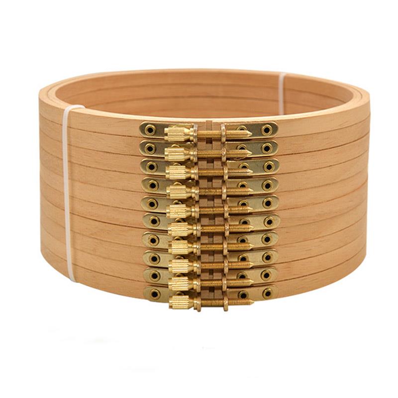 Wood Ring Blank - طوق تطريز خشبي عالي الجودة من