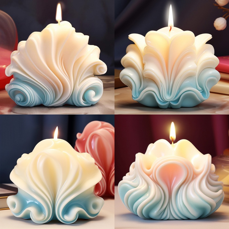 Resin Ocean Wave Mold - قوالب سيليكون على شكل صدف البحر