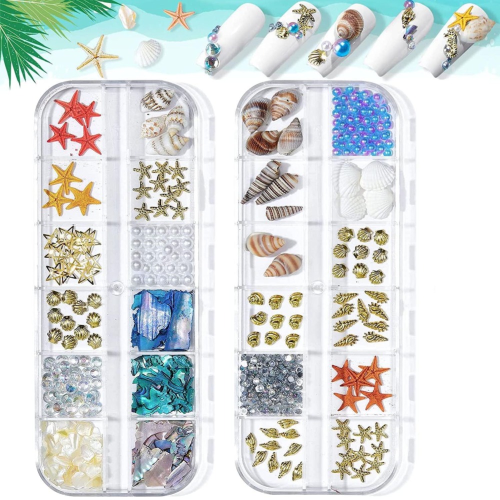 Resin Ocean Wave Mold - 1 صندوق قذائف البحر اللؤلؤ الراتنج