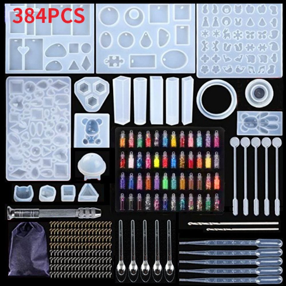 Resin Jewelry Kit - قوالب صب على شكل دب لراتنج