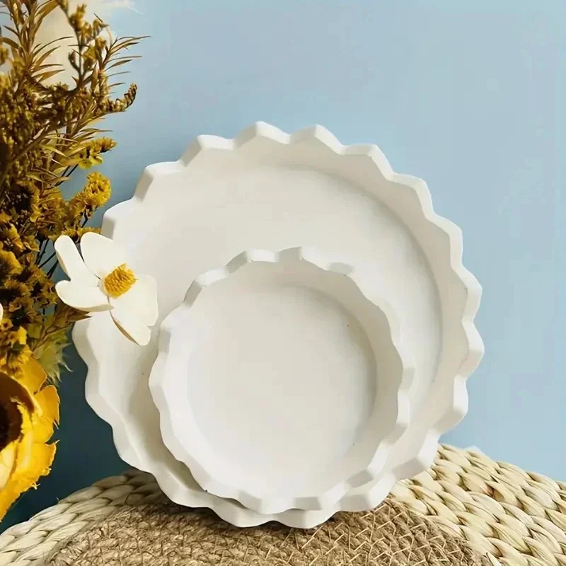 Coaster Mold Round - قوالب سيليكون رائعة لصنع صواني المجوهرات،