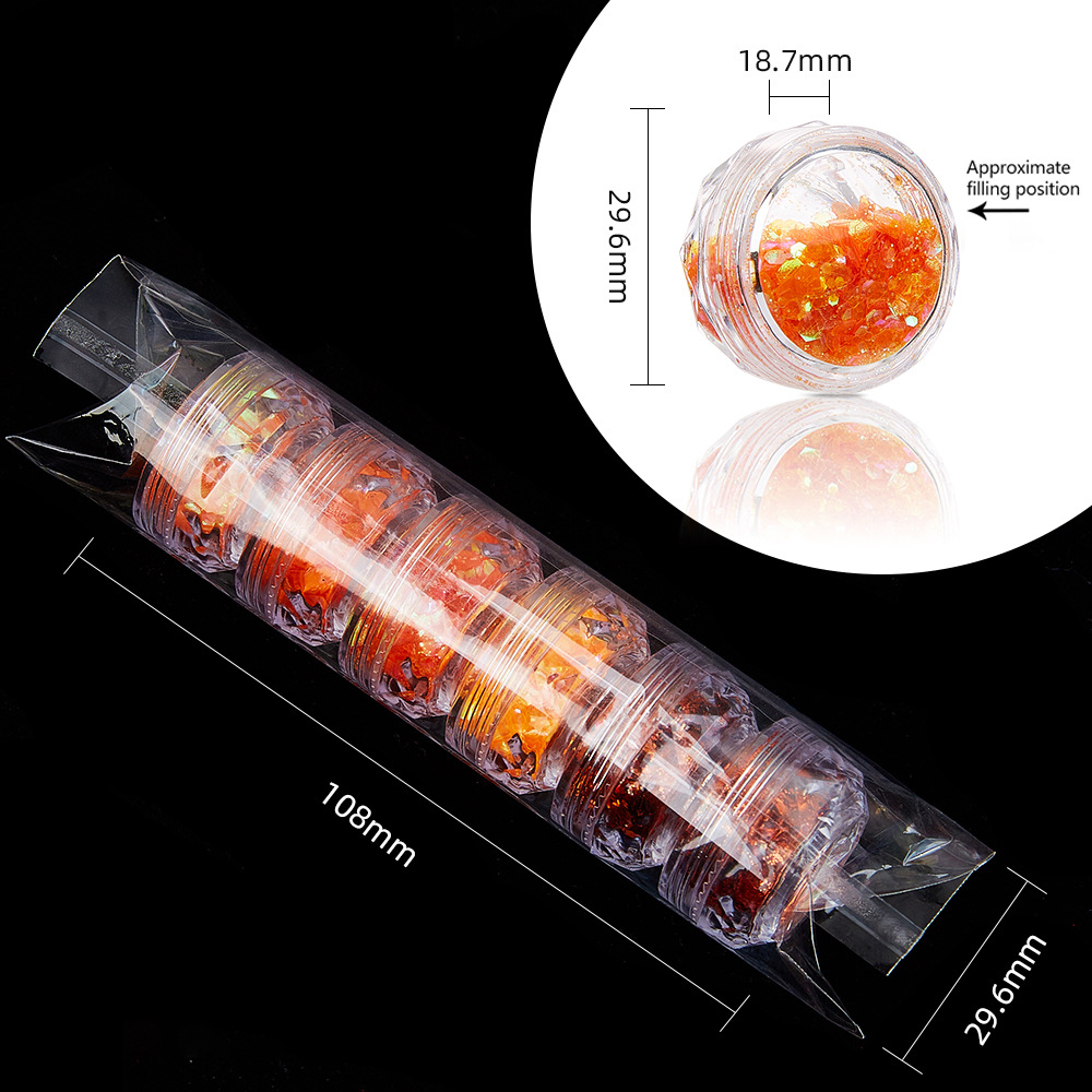 6 ألوان/مجموعة الراتنج تألق ال - مراجعة Resin Glitter Pack وسعره