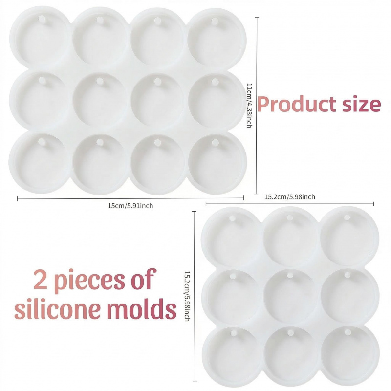 قالب سيليكون دائري مسطح لصنع س - مراجعة Serving Tray Mold وسعره