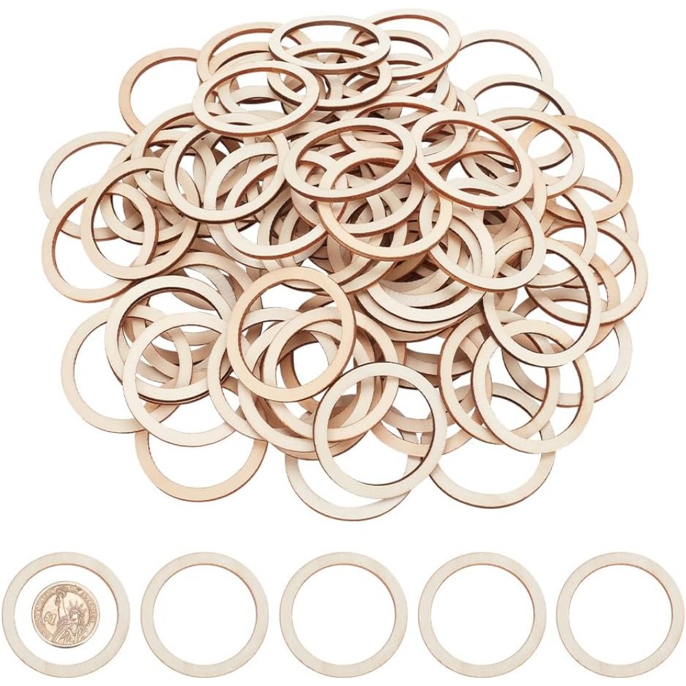 قطع خشبية غير مكتملة لطلاء الك - مراجعة Wood Ring Blank وسعره