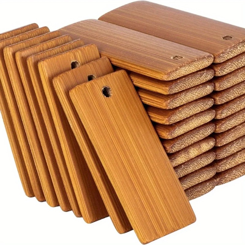 100 قطعة من قطع الخشب الطبيعي  - مراجعة Wood Ring Blank وسعره