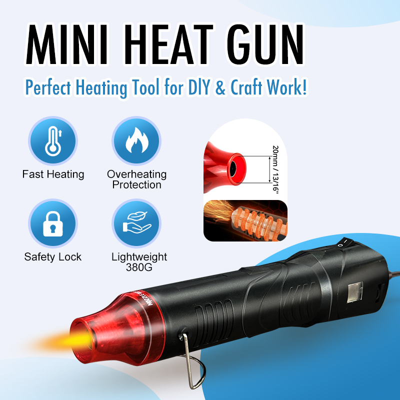 220 فولت مسدس هواء ساخن لحام د - مراجعة Heat Gun Small وسعره