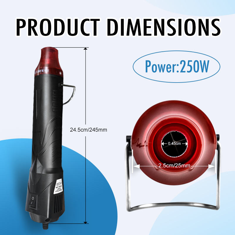 220 فولت مسدس هواء ساخن لحام د - مراجعة Heat Gun Small وسعره