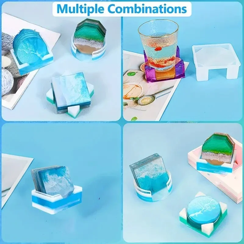 5 قطع/مجموعة من قواعد أكواب را - مراجعة Coaster Mold Round وسعره
