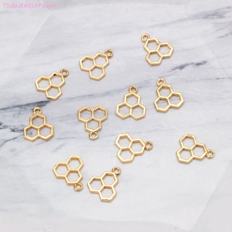 62KE 10x/مجموعة الذهب العسل قل - مراجعة Bezels Set Pendant وسعره
