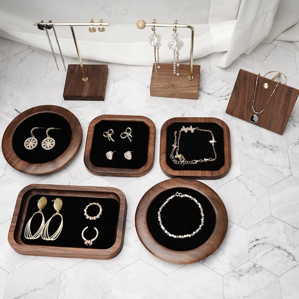 بسيطة الهندسة الخشب خواتم صيني - مراجعة Wood Ring Blank وسعره