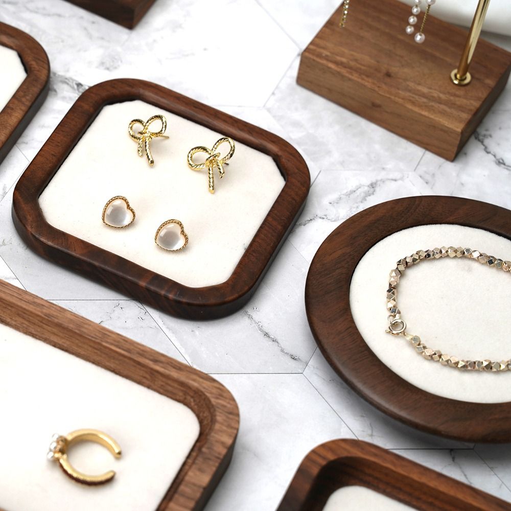 بسيطة الهندسة الخشب خواتم صيني - مراجعة Wood Ring Blank وسعره