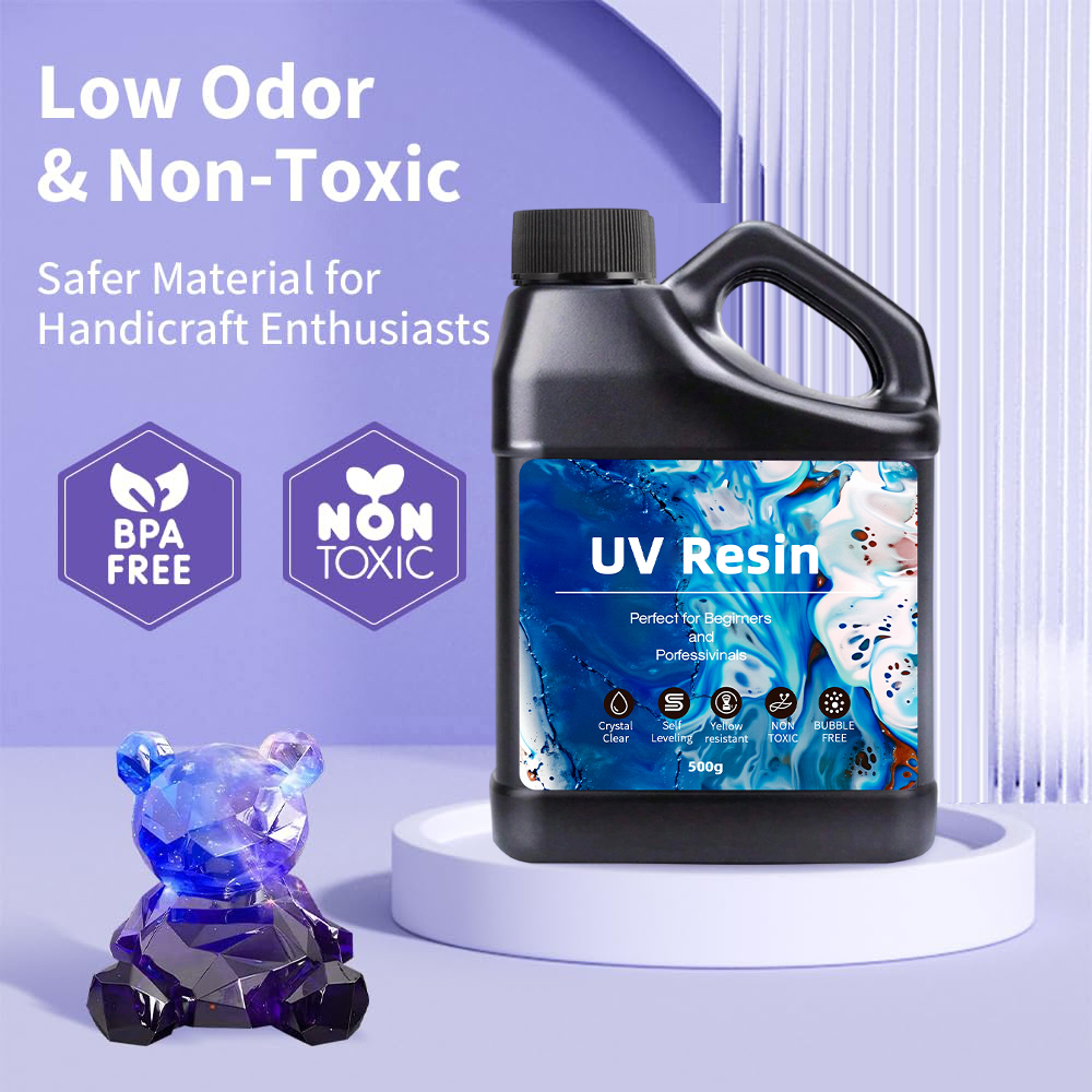 راتنج UV 500-1000 جرام - طقم ر - مراجعة Epoxy Uv Resin Kit وسعره