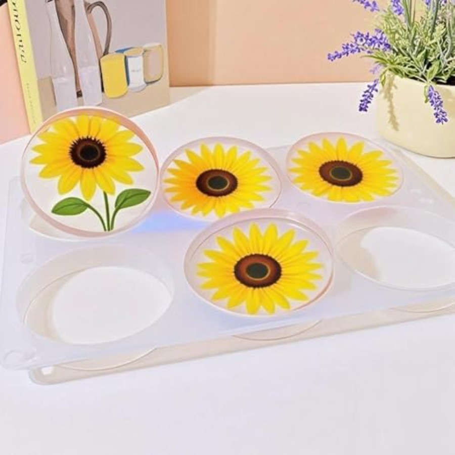 قوالب سيليكون دائرية عميقة بـ  - مراجعة Coaster Mold Round وسعره