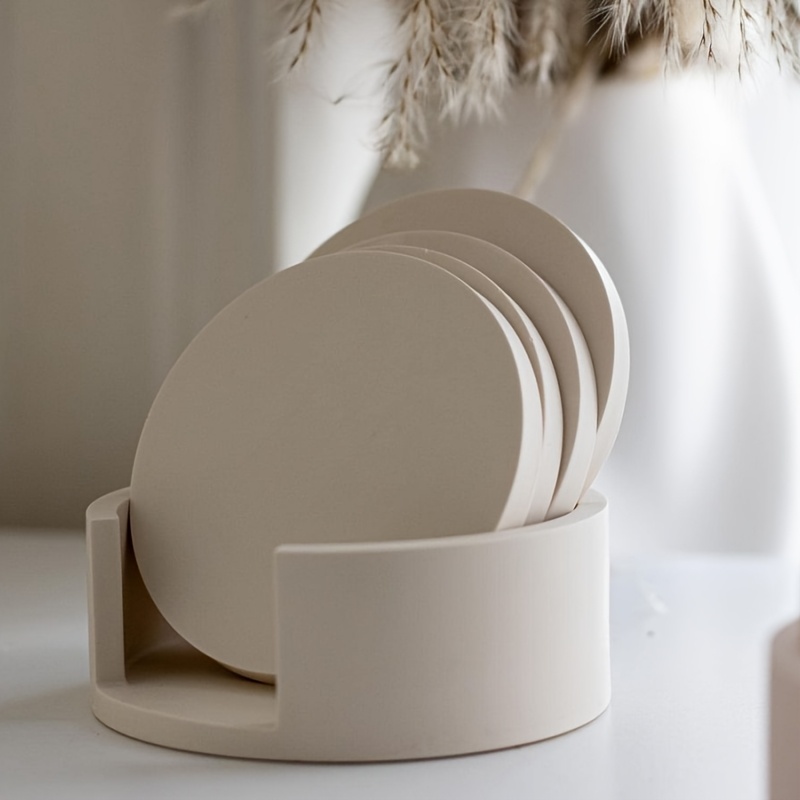 مجموعة قوالب سيليكون دائرية لص - مراجعة Coaster Mold Round وسعره