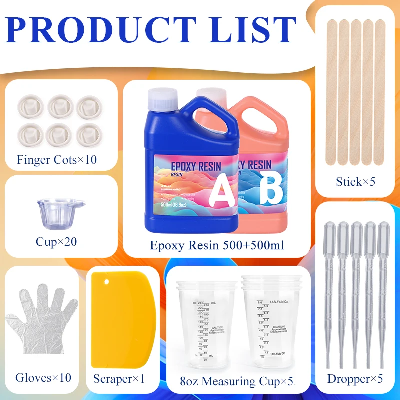 طقم راتنج إيبوكسي سهل الخلط، ر - مراجعة Resin Jewelry Kit وسعره