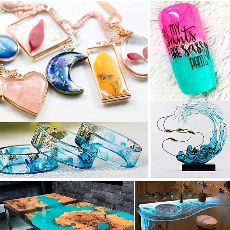 30 ألوان 5 مللي الايبوكسي الرا - مراجعة Resin Jewelry Kit وسعره
