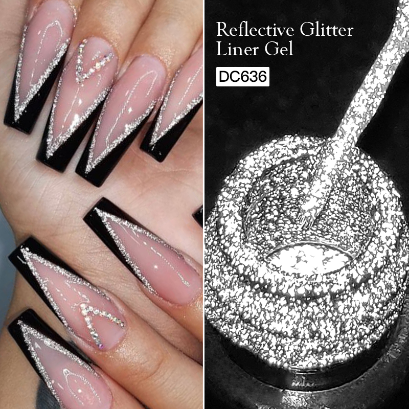 مجموعة طلاء أظافر جل لامع عاكس - مراجعة Resin Glitter Pack وسعره