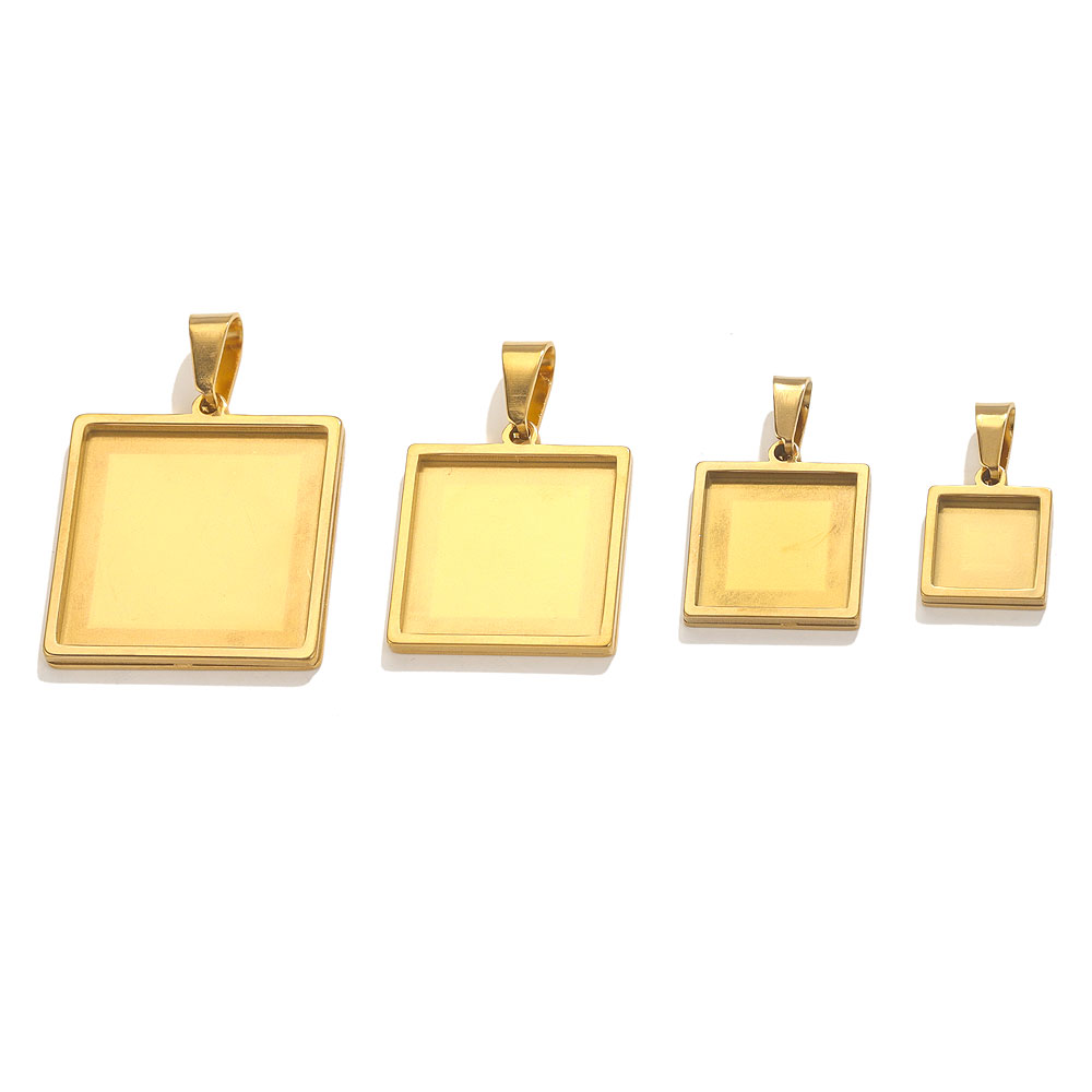 صينية أساس كابوشون بدلاية من ا - مراجعة Bezels Set Pendant وسعره
