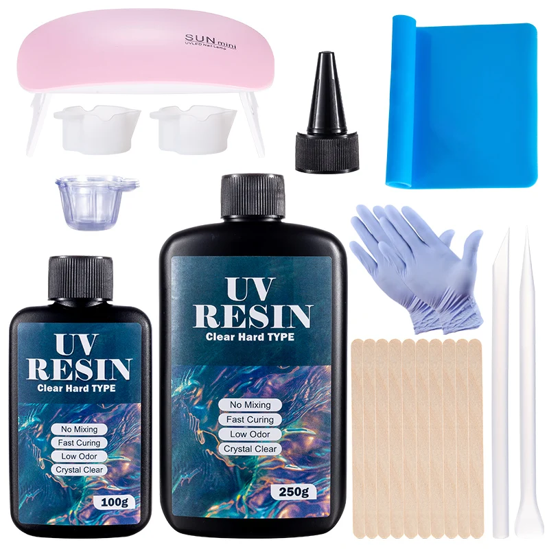 مجموعة غراء راتينج الأشعة فوق  - مراجعة Epoxy Uv Resin Kit وسعره