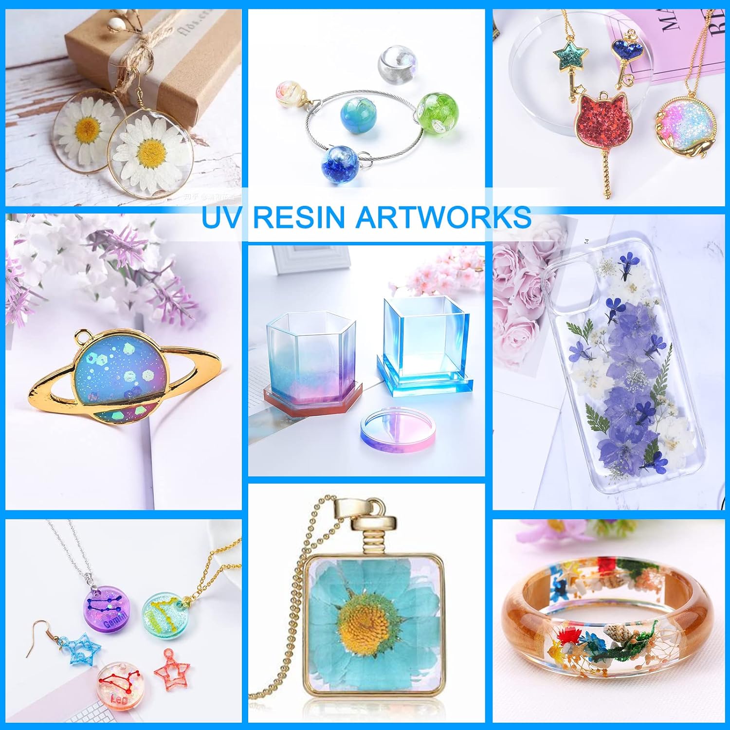 250 جم/500 جم من الراتنج الشفا - مراجعة Resin Jewelry Kit وسعره