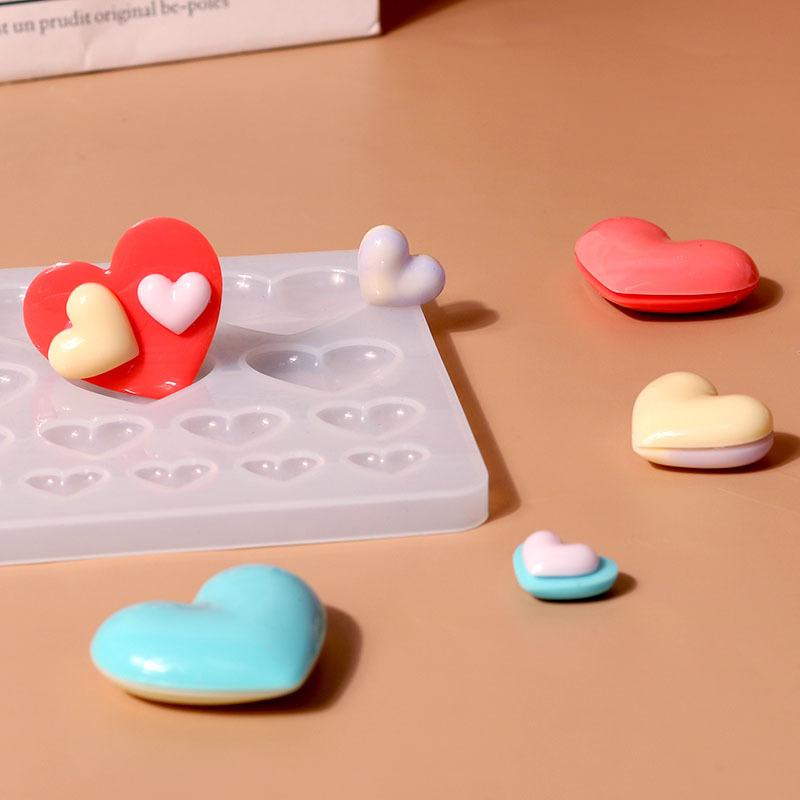 قالب سيليكون على شكل قلب بثلاث - مراجعة Resin Craft Workshop وسعره