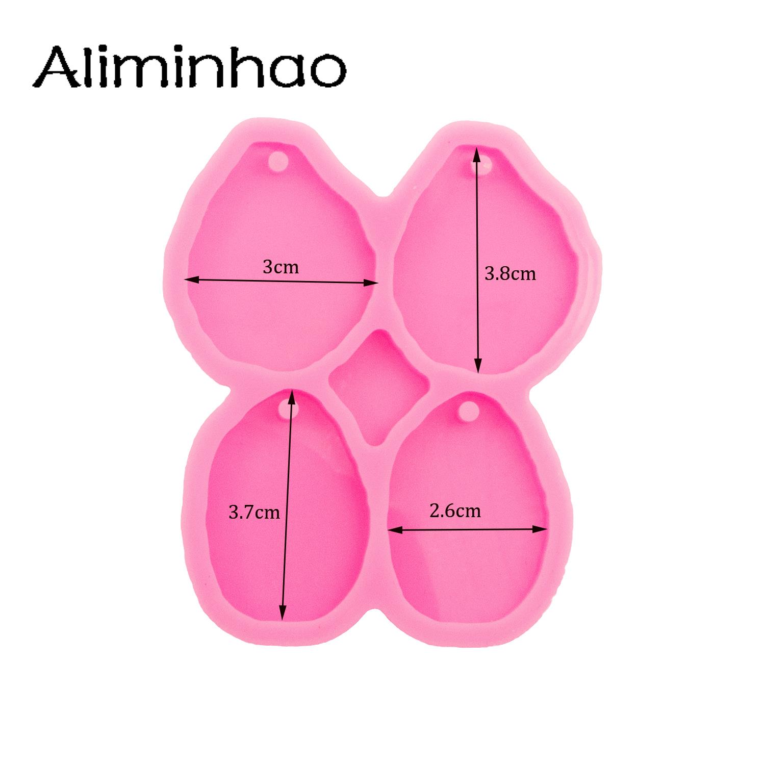 DY1085 قوالب الجيود لامعة مع ح - مراجعة Geode Mold Silicone وسعره