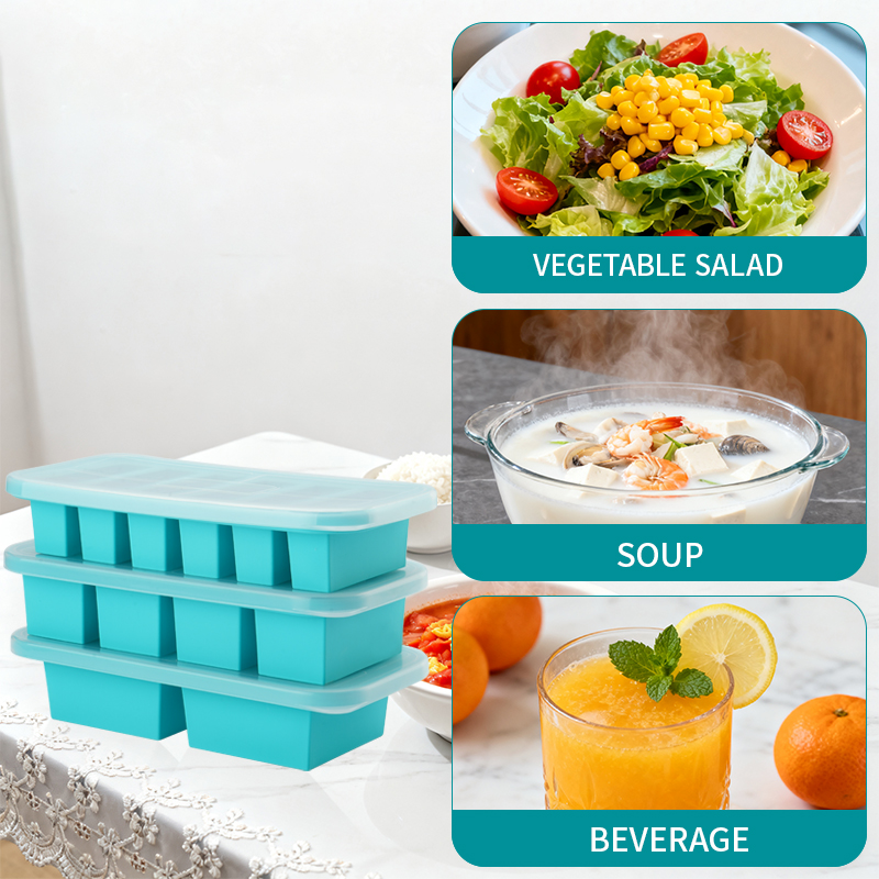 قالب صينية فريزر سيليكون مكون  - مراجعة Serving Tray Mold وسعره