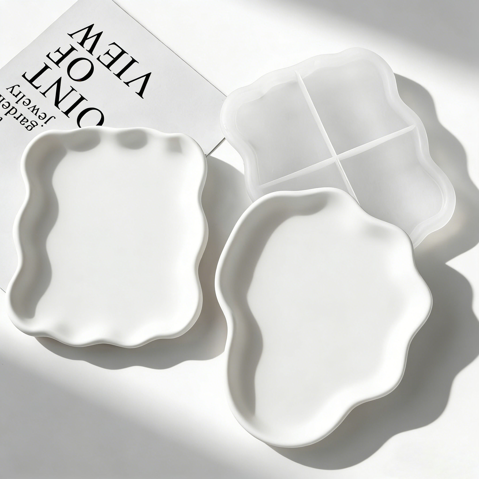 لتقوم بها بنفسك موجة هندسية ال - مراجعة Serving Tray Mold وسعره