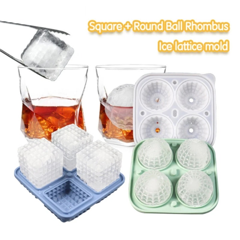 قالب سيليكون لمكعبات الثلج مع  - مراجعة Coaster Mold Round وسعره