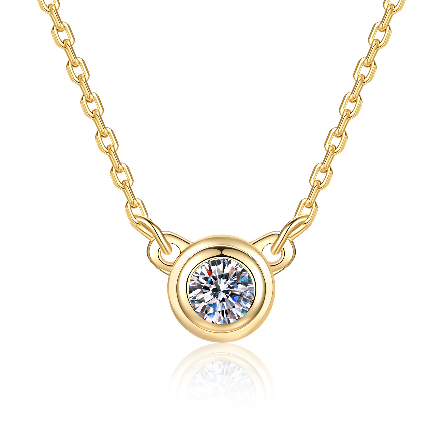 قلادة نسائية من الفضة الإسترلي - مراجعة Bezels Set Pendant وسعره