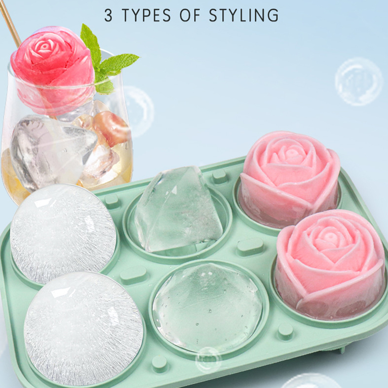 ثلاثية الأبعاد روز الماس جولة  - مراجعة Coaster Mold Round وسعره