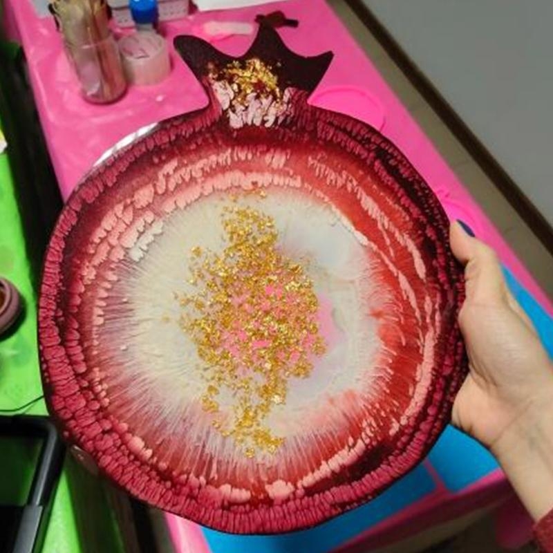 x6he pomegranate Geode igate e - مراجعة Geode Mold Silicone وسعره