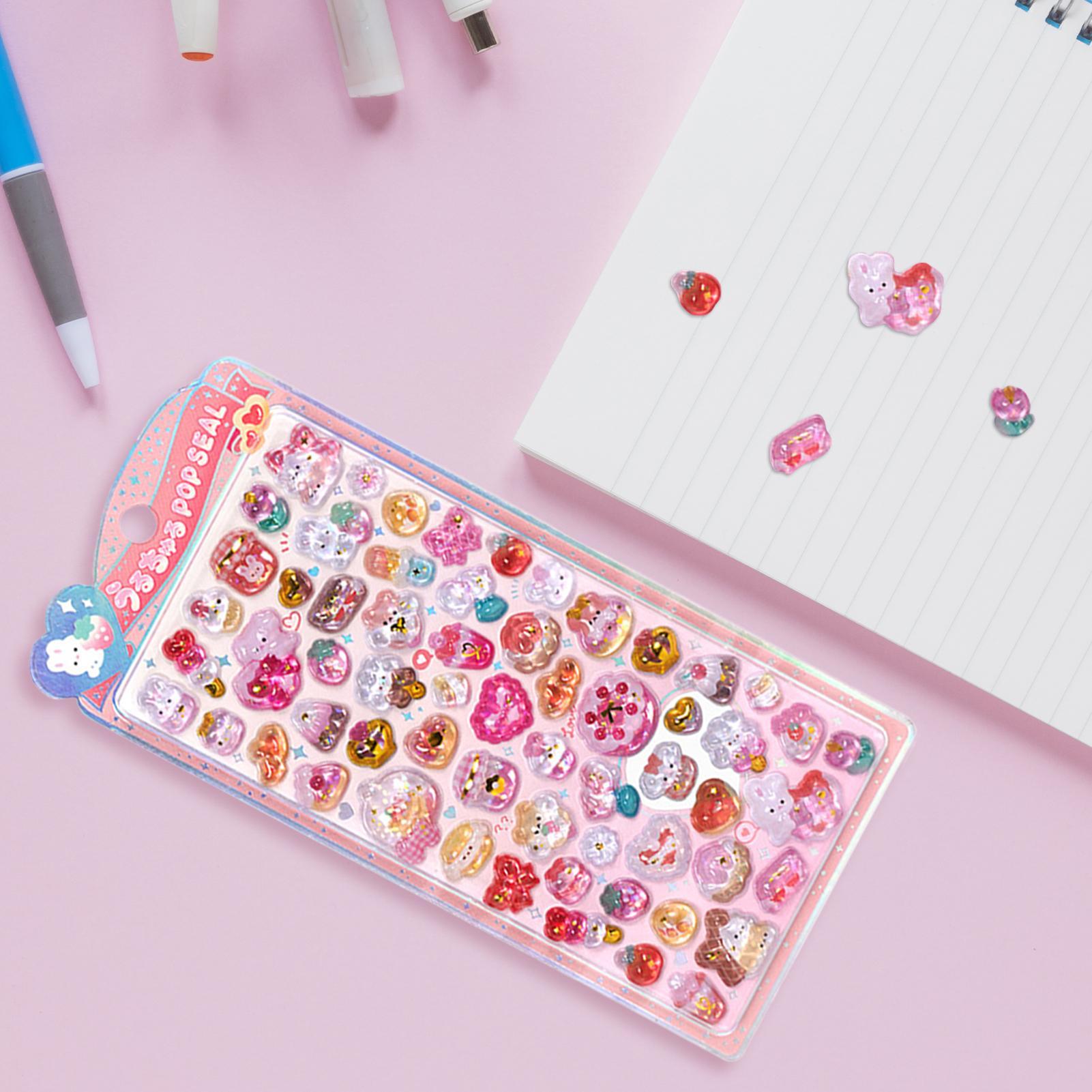 لطيف ملصق حزمة 3D بريق ملصقات  - مراجعة Resin Glitter Pack وسعره