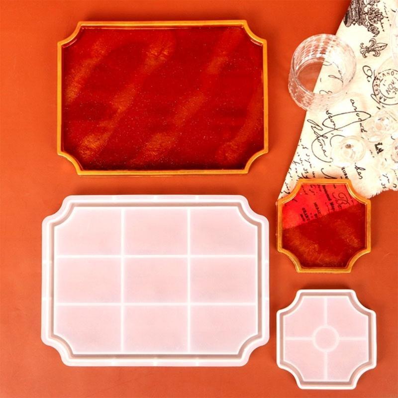 قالب صينية حامل الكيك من راتنج - مراجعة Geode Mold Silicone وسعره