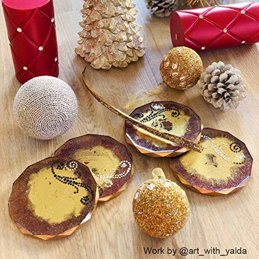 4 قوالب سيليكون لصنع حاملات ال - مراجعة Geode Mold Silicone وسعره
