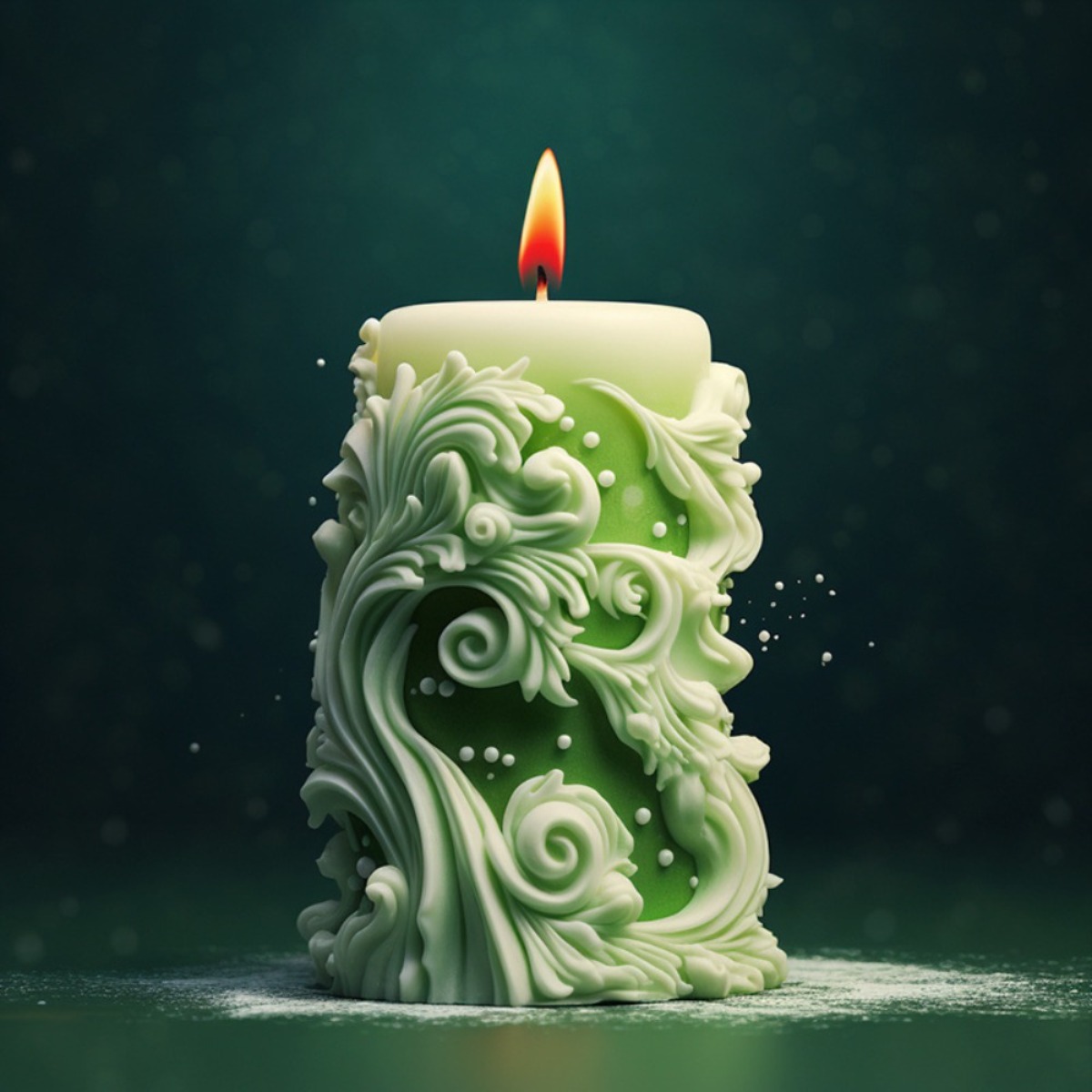 الهندسة منحوتة أسطواني سيليكون - مراجعة Resin Ocean Wave Mold وسعره