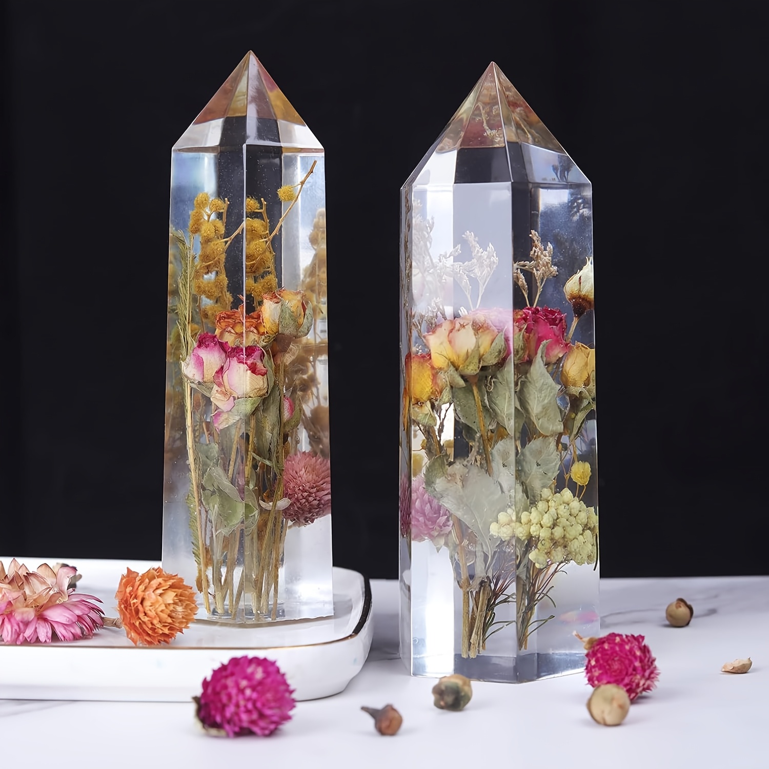 قالب سيليكون لصب الراتنج على ش - مراجعة Flower Preservation Resin وسعره
