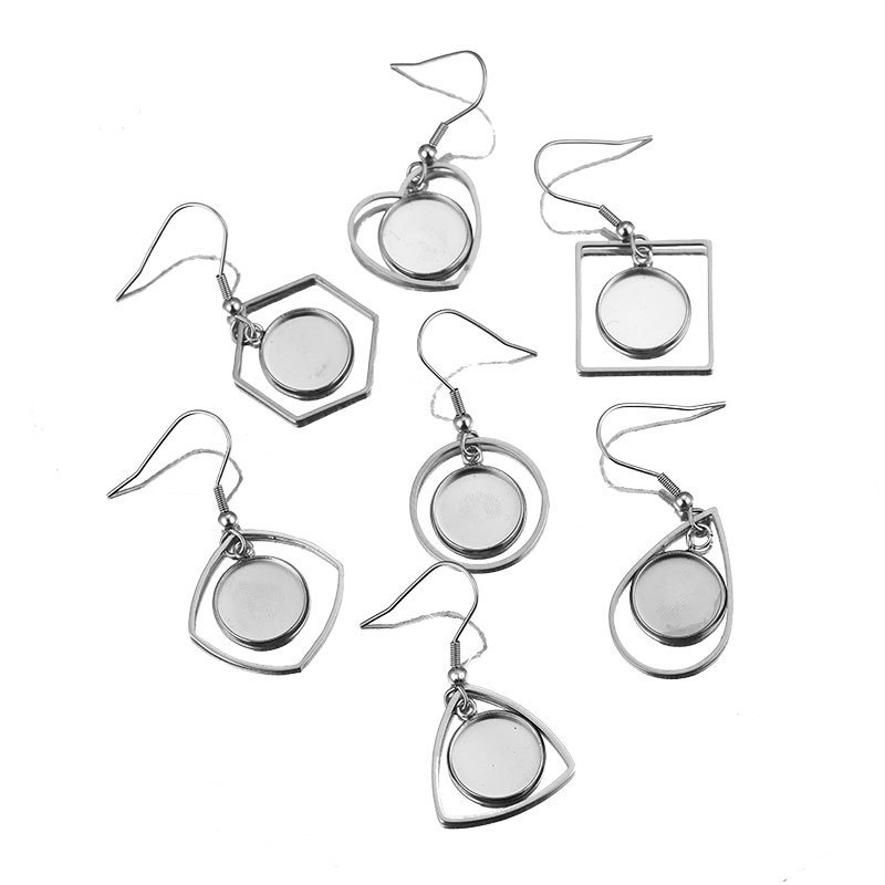 10 قطعة صينية من الفولاذ المقا - مراجعة Bezels Set Pendant وسعره