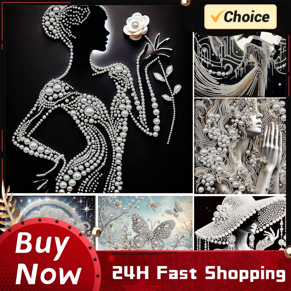 لوحة فنية مرصعة باللؤلؤ والماس - مراجعة Resin Craft For Beginners وسعره