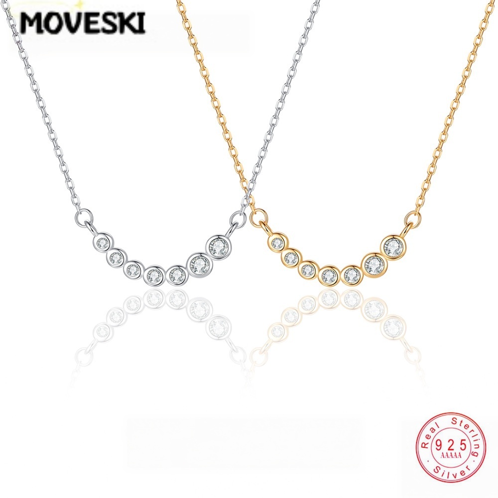 قلادة موفيسكي بحلية دائرية من  - مراجعة Bezels Set Pendant وسعره