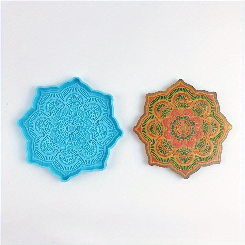 ماندالا كوستر قالب من السيليكو - مراجعة Coaster Mold Round وسعره