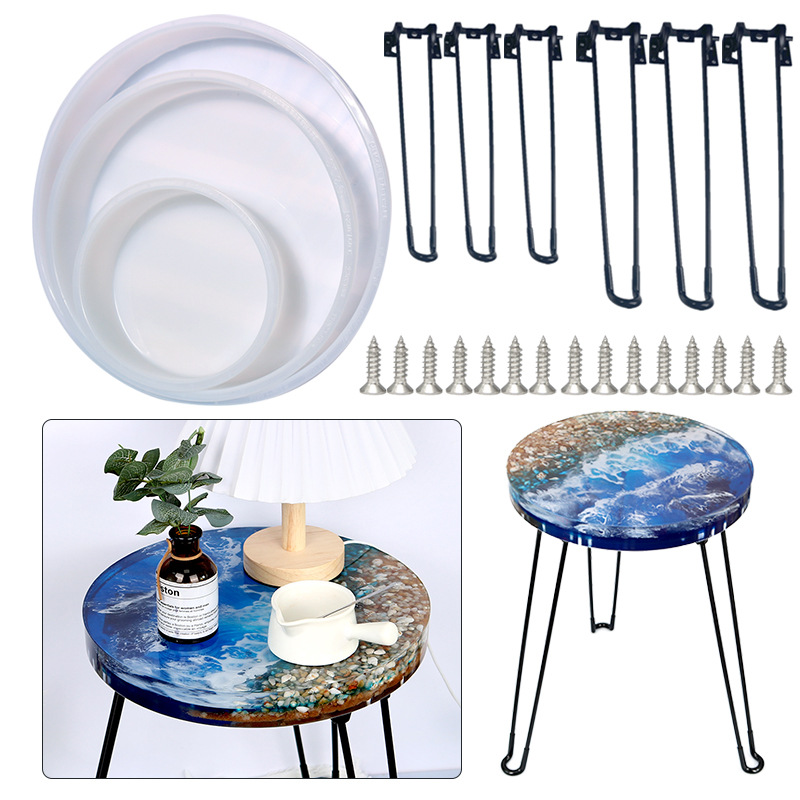 صينية مستديرة كبيرة UV الراتنج - مراجعة Coaster Mold Round وسعره