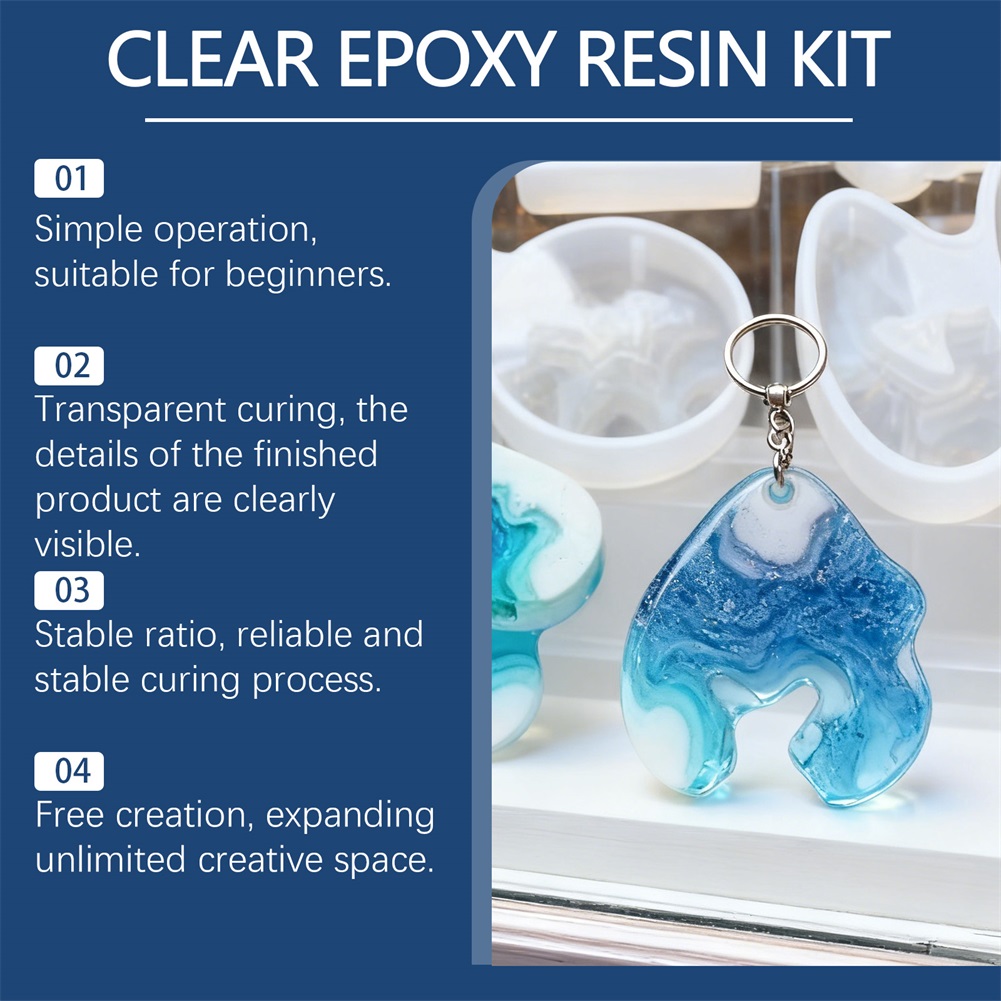 راتنج إيبوكسي شفاف للحرف اليدو - مراجعة Resin Jewelry Kit وسعره