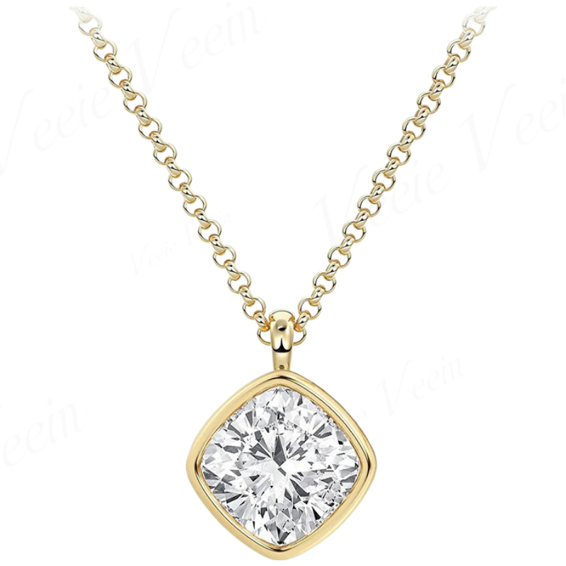 قلادة مجوهرات فيي فيين بحجر مو - مراجعة Bezels Set Pendant وسعره